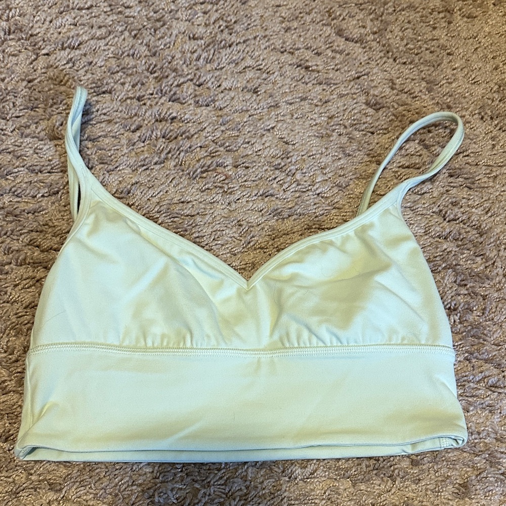lululemon athletica Light Green Sports Bra